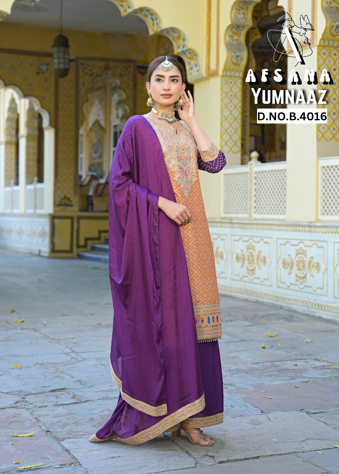 Yumnaaz Afsana Viscose Readymade Plazzo Style Suits Wholesaler India