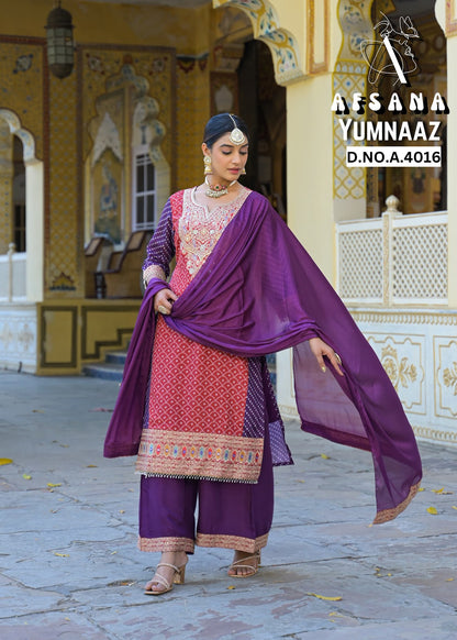 Yumnaaz Afsana Viscose Readymade Plazzo Style Suits Wholesaler India