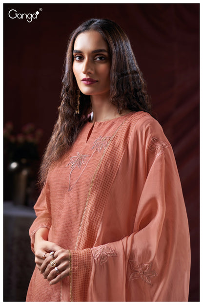 Yuvani 3749 Ganga Organza Pant Style Suits Wholesale Price