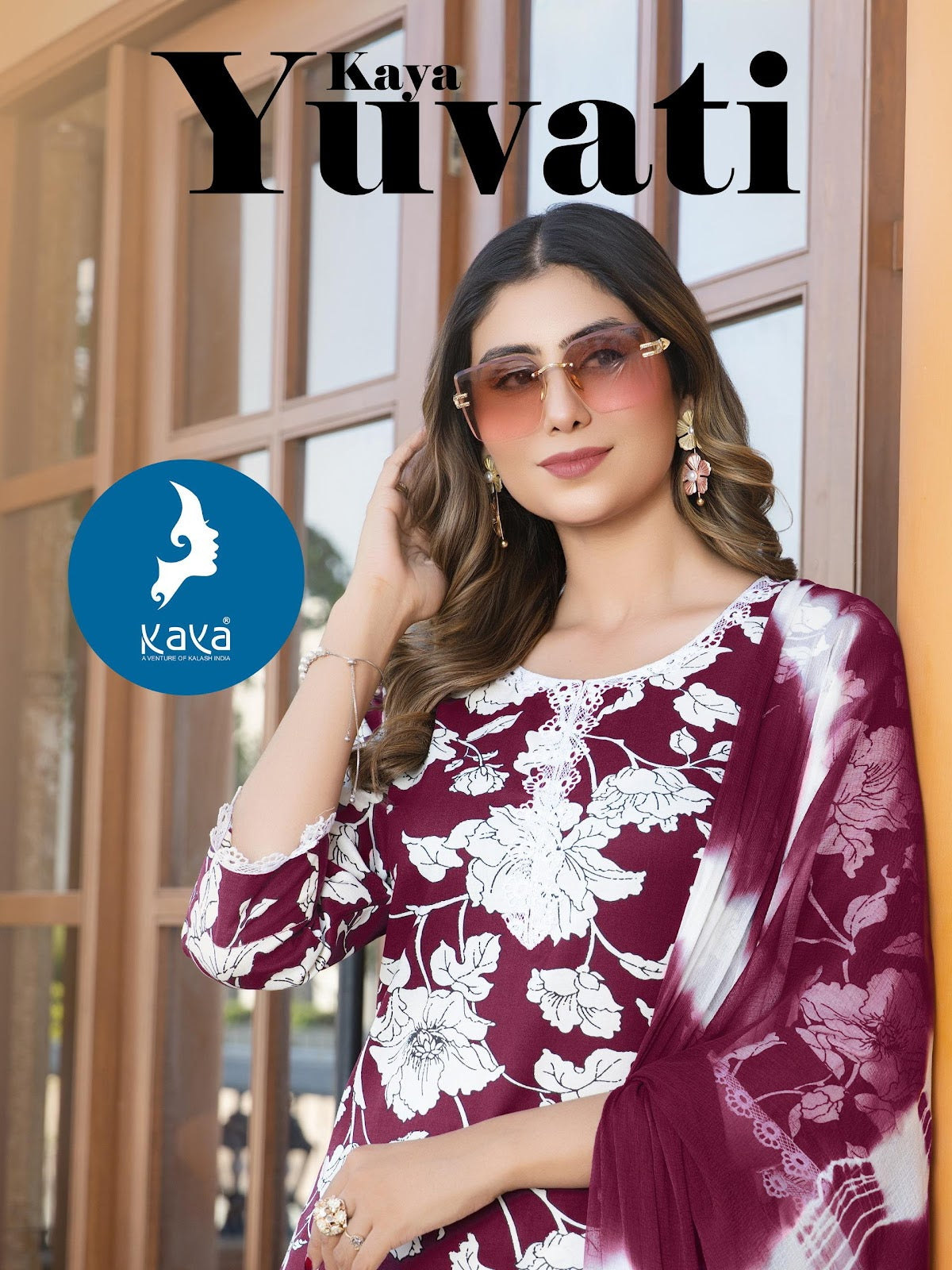 Yuvati Kaya Rayon Readymade Pant Style Suits Manufacturer Ahmedabad