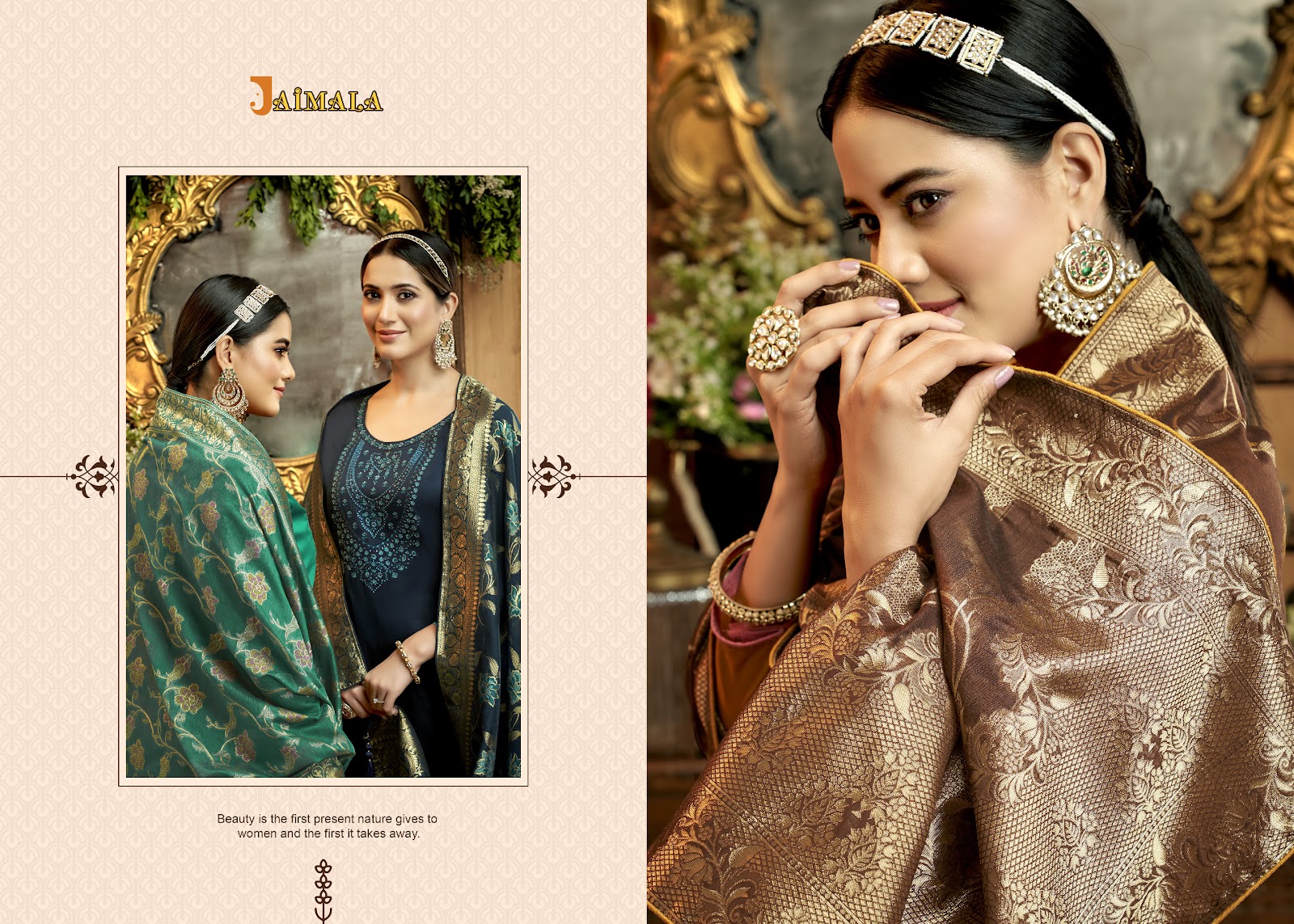 Yuvika Edition 3 Jaimala Pure Zam Plazzo Style Suits Exporter Ahmedabad