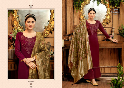 Yuvika Edition 3 Jaimala Pure Zam Plazzo Style Suits Exporter Ahmedabad