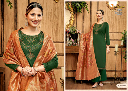 Yuvika Edition 3 Jaimala Pure Zam Plazzo Style Suits Exporter Ahmedabad