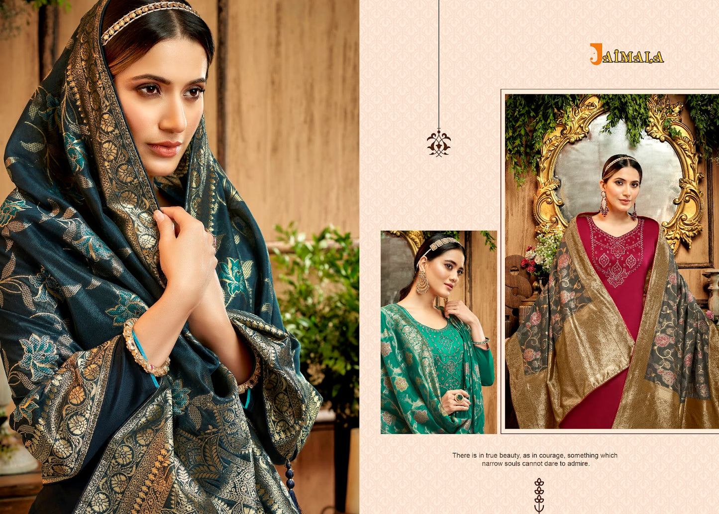 Yuvika Edition 3 Jaimala Pure Zam Plazzo Style Suits Exporter Ahmedabad