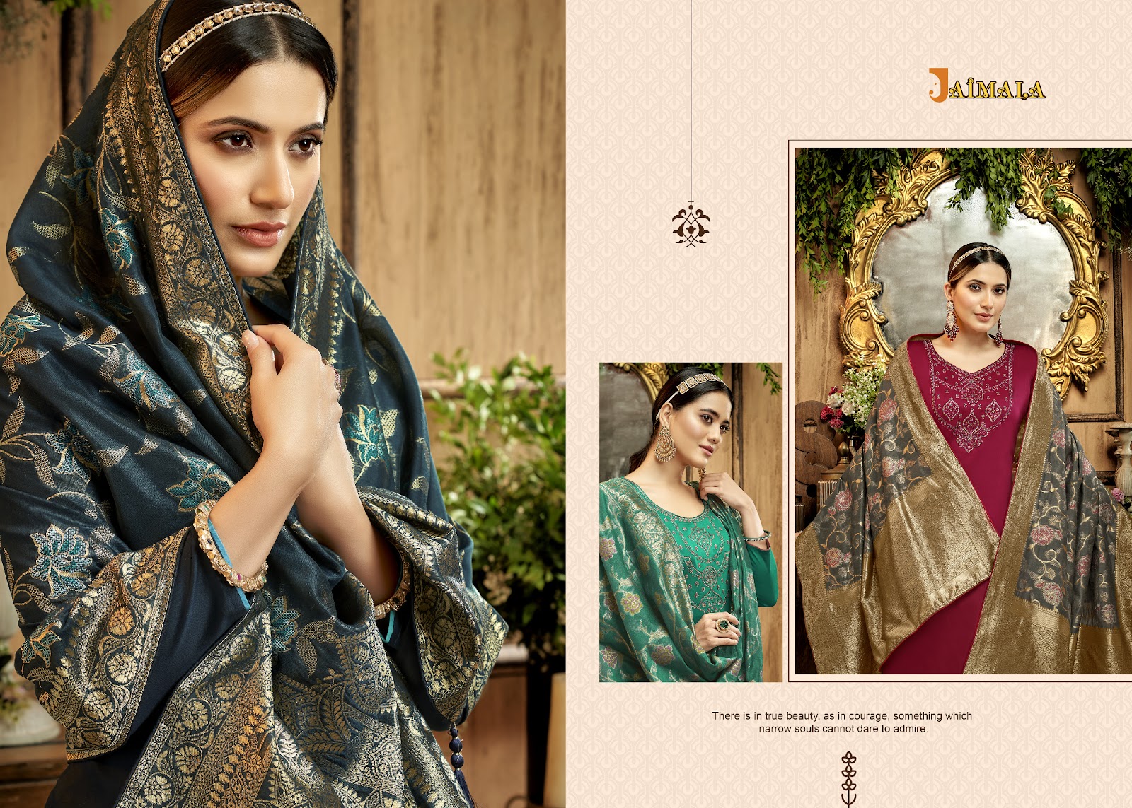 Yuvika Edition 3 Jaimala Pure Zam Plazzo Style Suits Exporter Ahmedabad