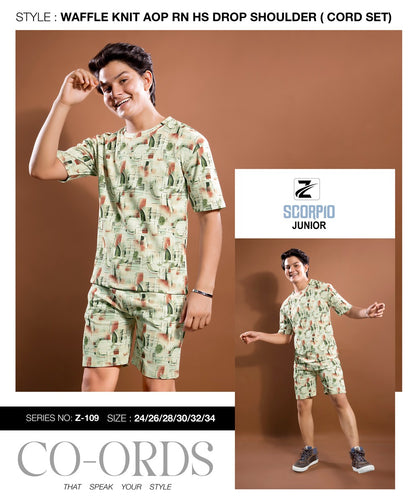 Z 109 Scorpio Aop Boys Co Ord Set Wholesale Price