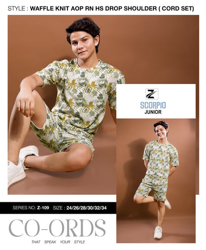 Z 109 Scorpio Aop Boys Co Ord Set Wholesale Price