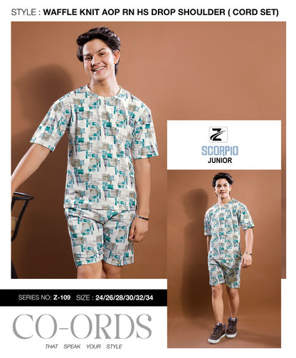 Z 109 Scorpio Aop Boys Co Ord Set Wholesale Price