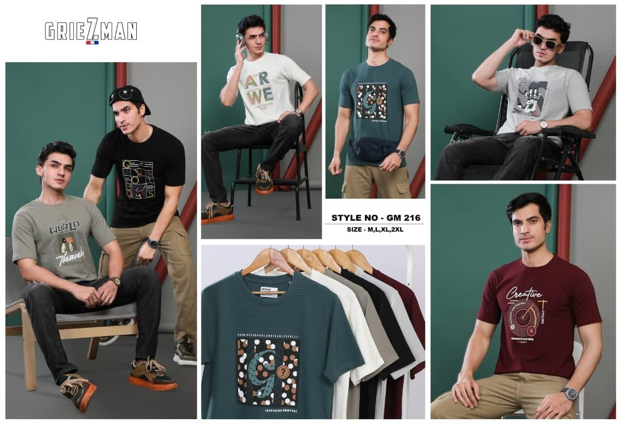 Z 216 Griezman Lycra Mens Tshirts Wholesaler India