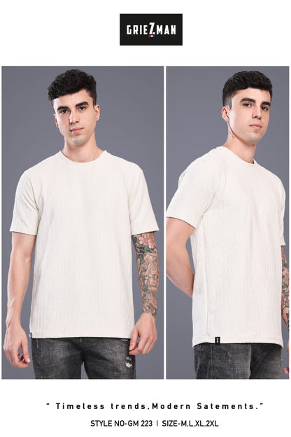Z 223 Griezman Slub Knit Mens Tshirts Exporter