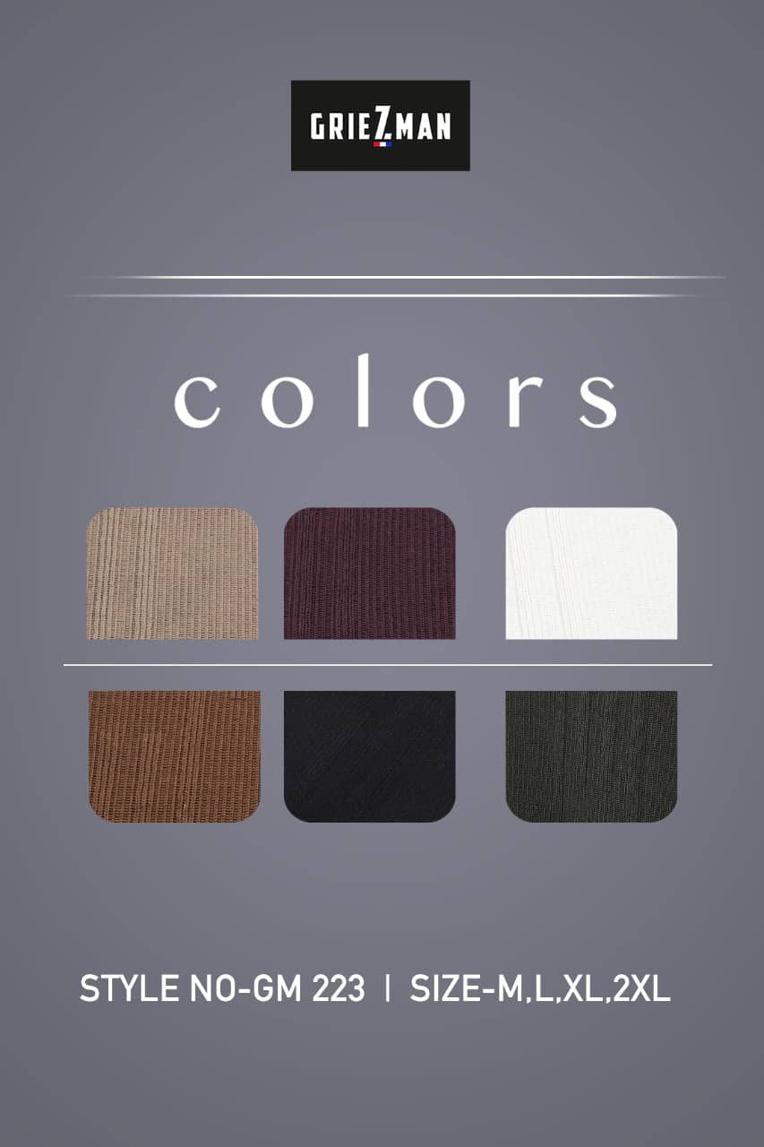 Z 223 Griezman Slub Knit Mens Tshirts Exporter