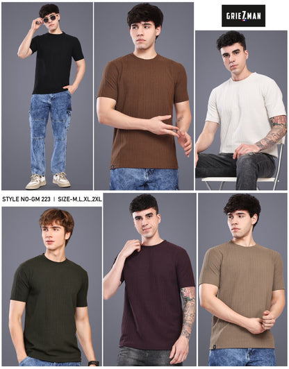 Z 223 Griezman Slub Knit Mens Tshirts Exporter