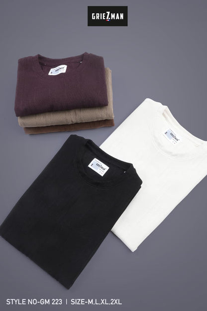 Z 223 Griezman Slub Knit Mens Tshirts Exporter