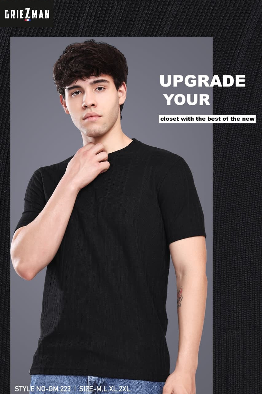 Z 223 Griezman Slub Knit Mens Tshirts Exporter