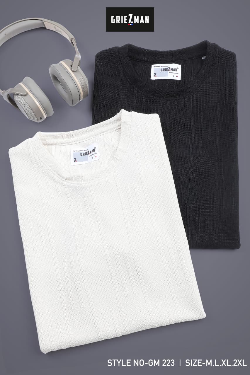 Z 223 Griezman Slub Knit Mens Tshirts Exporter