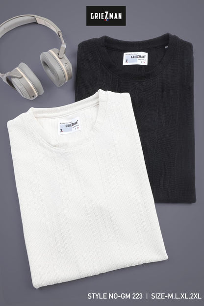 Z 223 Griezman Slub Knit Mens Tshirts Exporter