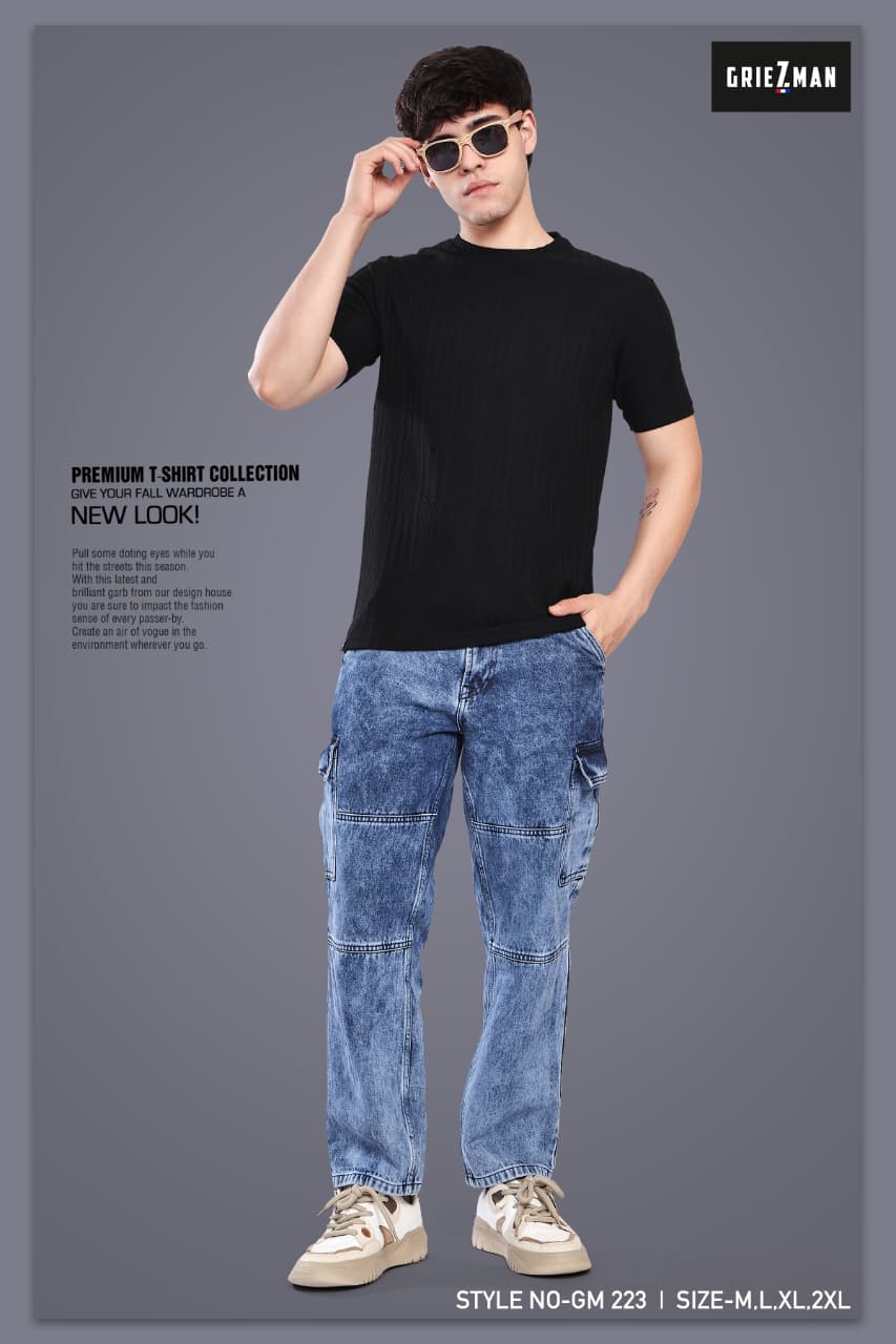 Z 223 Griezman Slub Knit Mens Tshirts Exporter