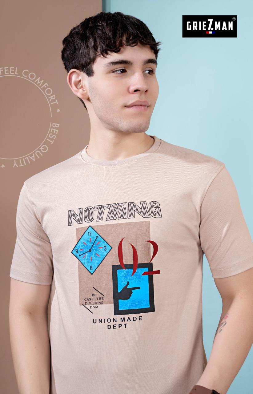 Z 224 Griezman Imported Lycra Knit Mens Tshirts Supplier India