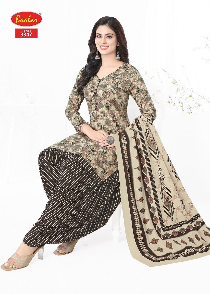 Zaara Patiyala Vol 33 Baalar Cotton Dress Material Manufacturer India