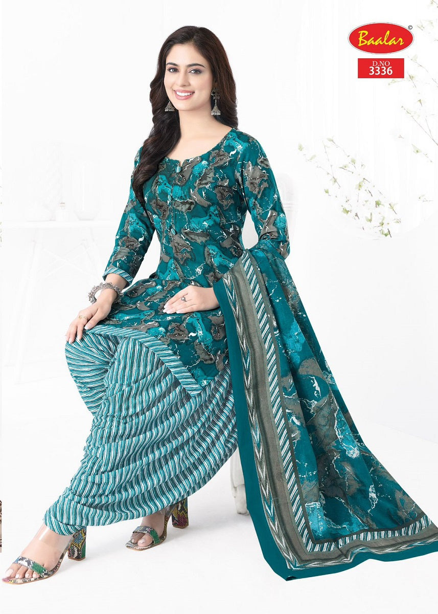 Zaara Patiyala Vol 33 Baalar Cotton Dress Material Manufacturer India