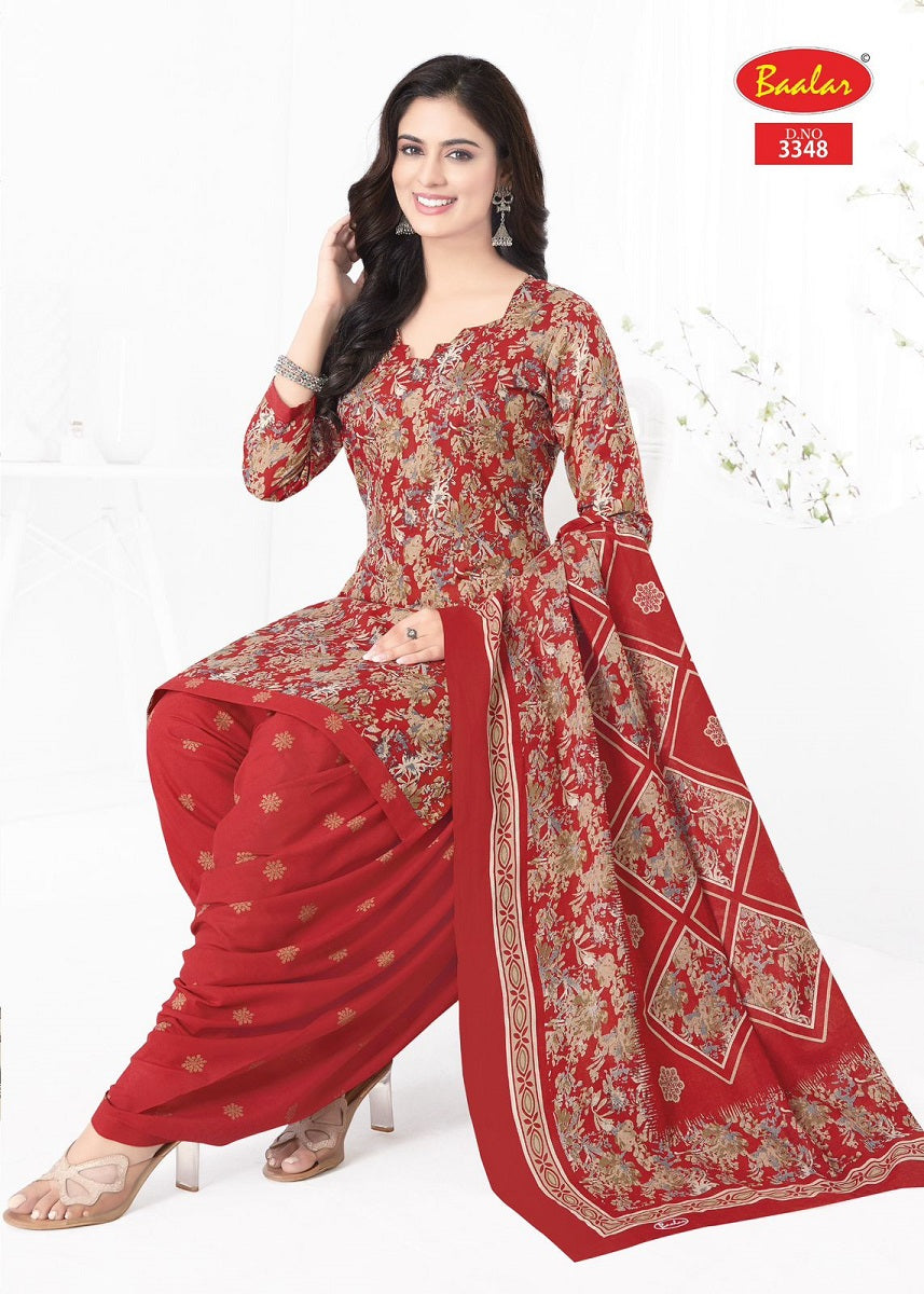 Zaara Patiyala Vol 33 Baalar Cotton Dress Material Manufacturer India