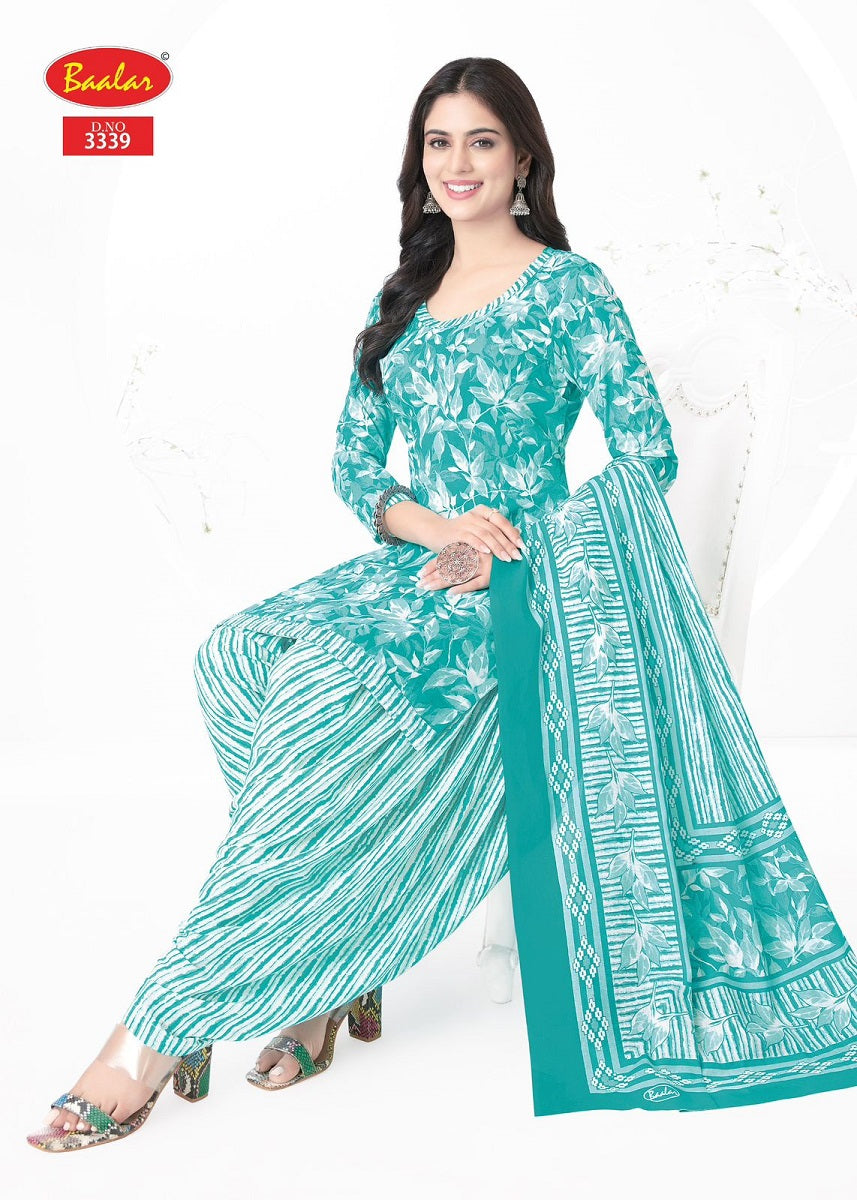 Zaara Patiyala Vol 33 Baalar Cotton Dress Material Manufacturer India