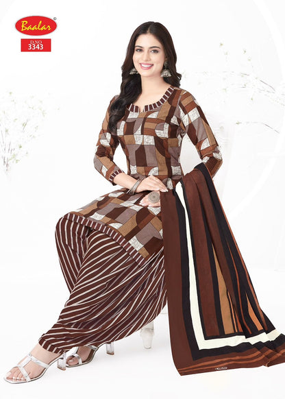 Zaara Patiyala Vol 33 Baalar Cotton Dress Material Manufacturer India