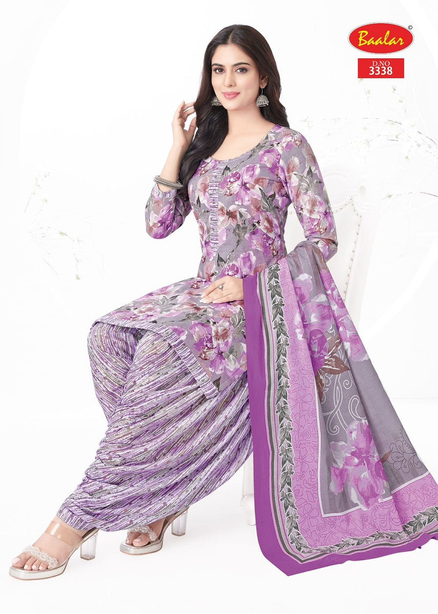 Zaara Patiyala Vol 33 Baalar Cotton Dress Material Manufacturer India