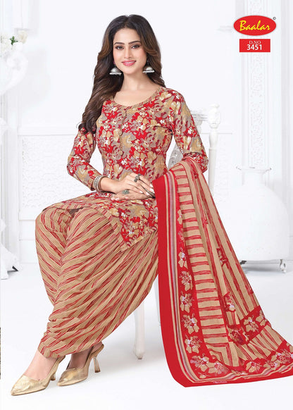 Zaara Patiyala Vol 34 Baalar Cotton Dress Material Wholesale Rate