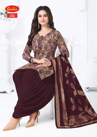 Zaara Patiyala Vol 34 Baalar Cotton Dress Material Wholesale Rate