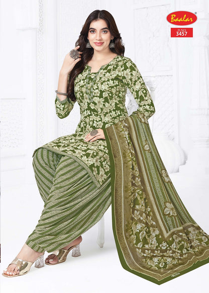 Zaara Patiyala Vol 34 Baalar Cotton Dress Material Wholesale Rate