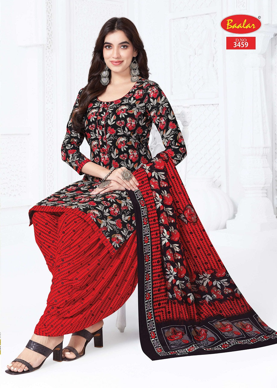 Zaara Patiyala Vol 34 Baalar Cotton Dress Material Wholesale Rate