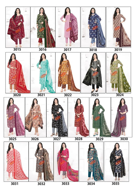 Zaara Vol 30 Baalar Cotton Dress Material Exporter India