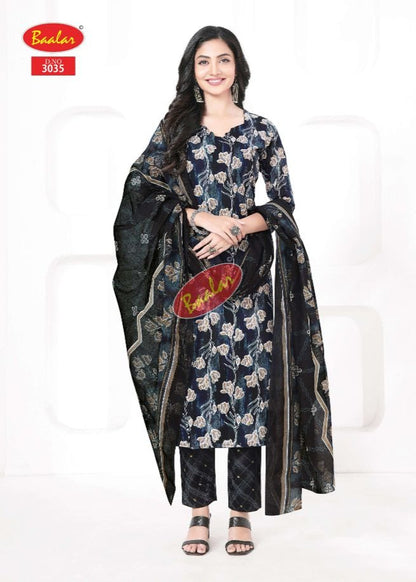 Zaara Vol 30 Baalar Cotton Readymade Pant Style Suits Wholesaler India