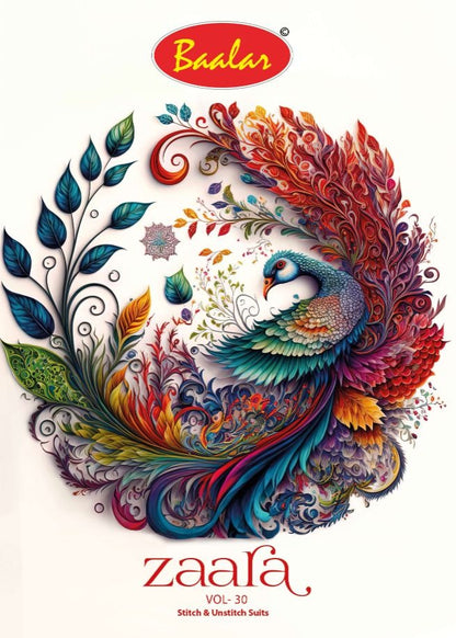 Zaara Vol 30 Baalar Cotton Readymade Pant Style Suits Wholesaler India