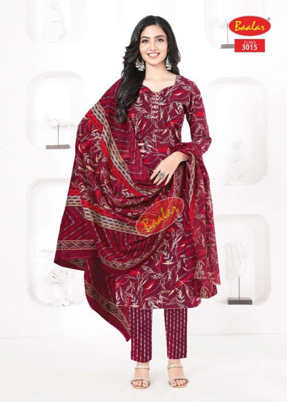 Zaara Vol 30 Baalar Cotton Readymade Pant Style Suits Wholesaler India