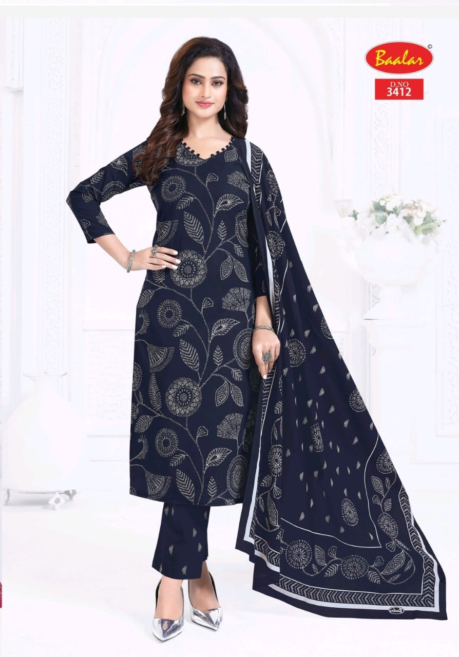 Zaara Vol 34 Baalar Cotton Readymade Pant Style Suits Wholesaler Ahmedabad