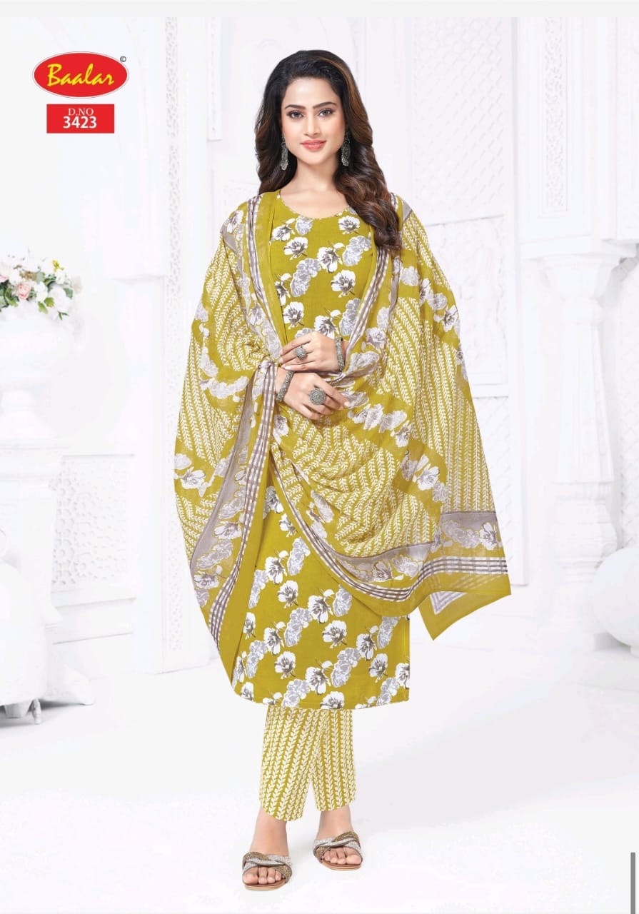 Zaara Vol 34 Baalar Cotton Readymade Pant Style Suits Wholesaler Ahmedabad