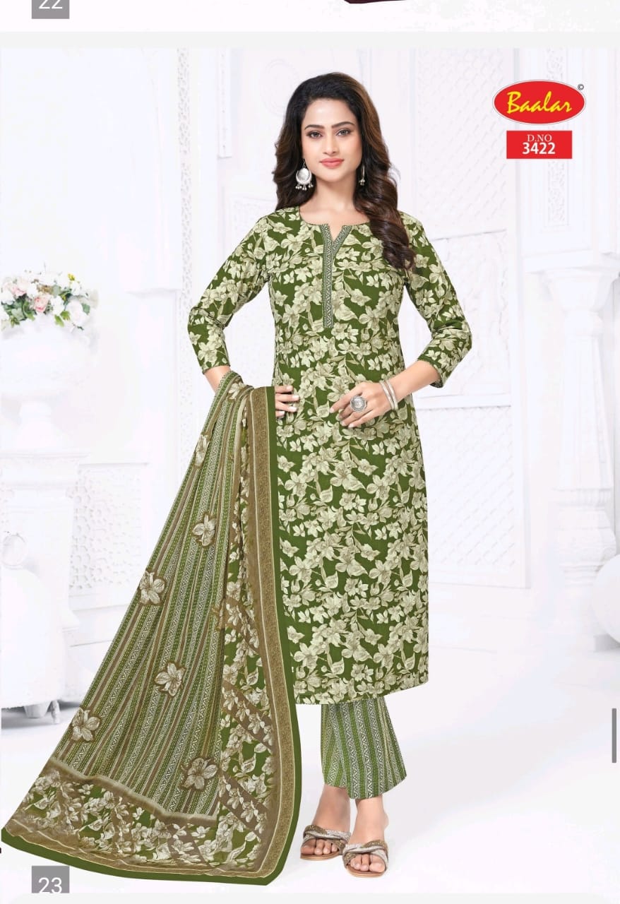 Zaara Vol 34 Baalar Cotton Readymade Pant Style Suits Wholesaler Ahmedabad