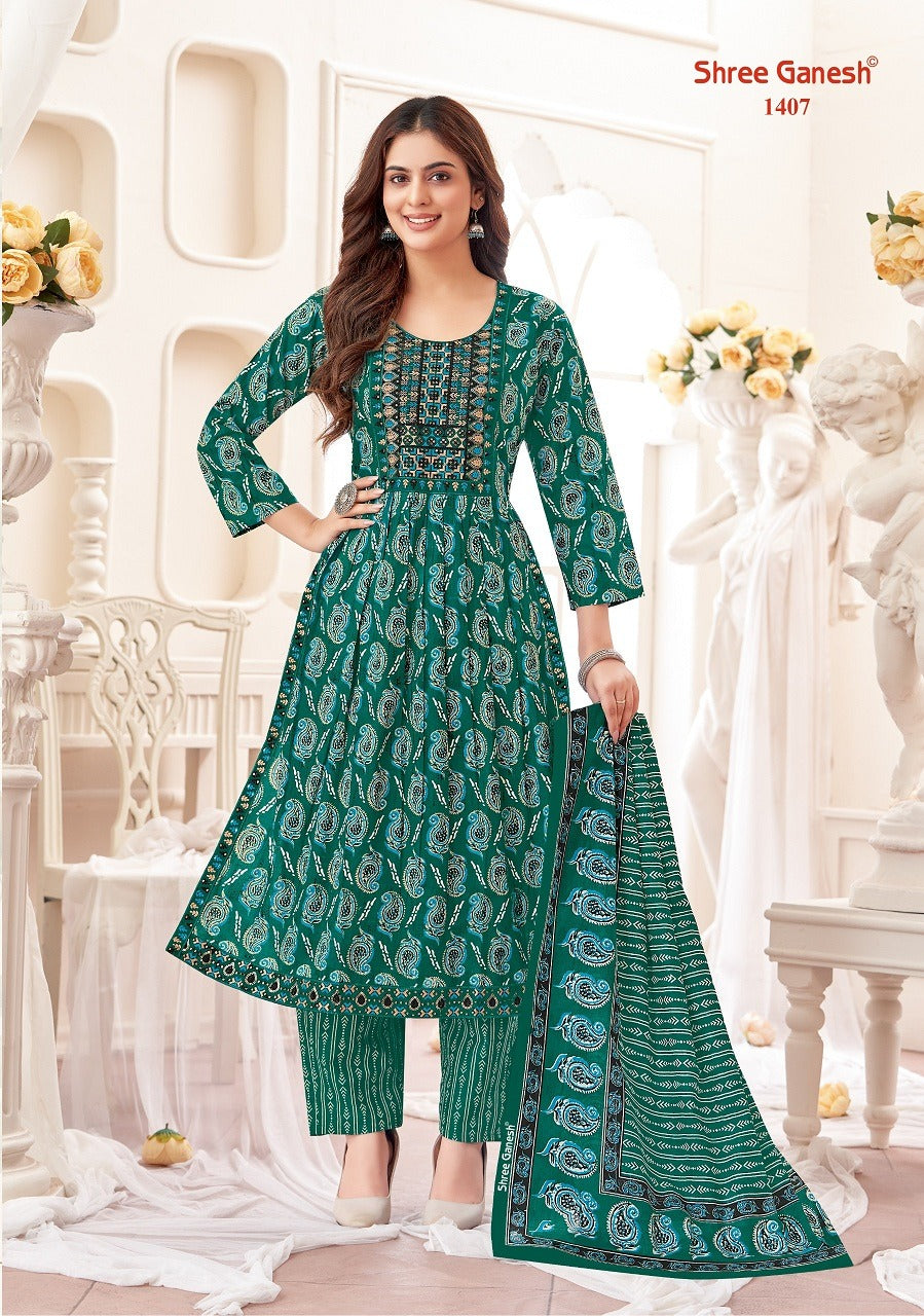 Zaara Vol 4 Shree Ganesh Cotton Readymade Cotton Pant Suits Wholesale