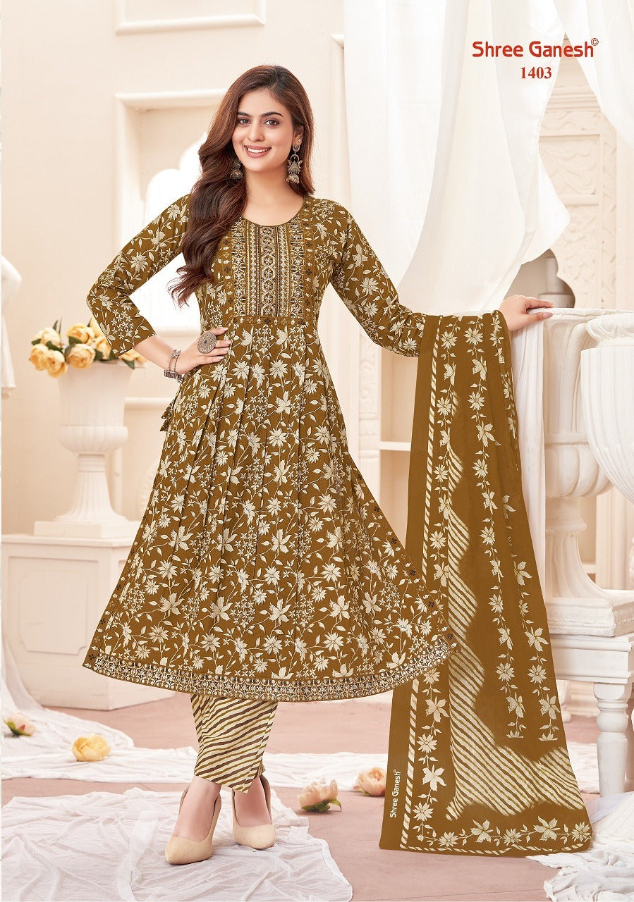 Zaara Vol 4 Shree Ganesh Cotton Readymade Cotton Pant Suits Wholesale