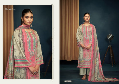 Zabin Sangam Prints Pure Jam Pakistani Salwar Suits Wholesaler