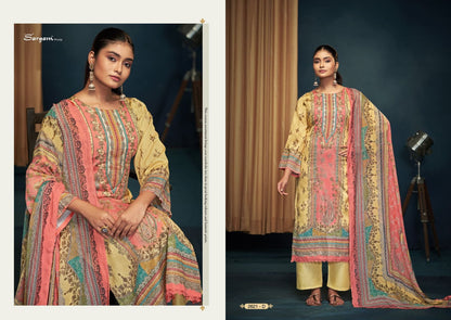 Zabin Sangam Prints Pure Jam Pakistani Salwar Suits Wholesaler