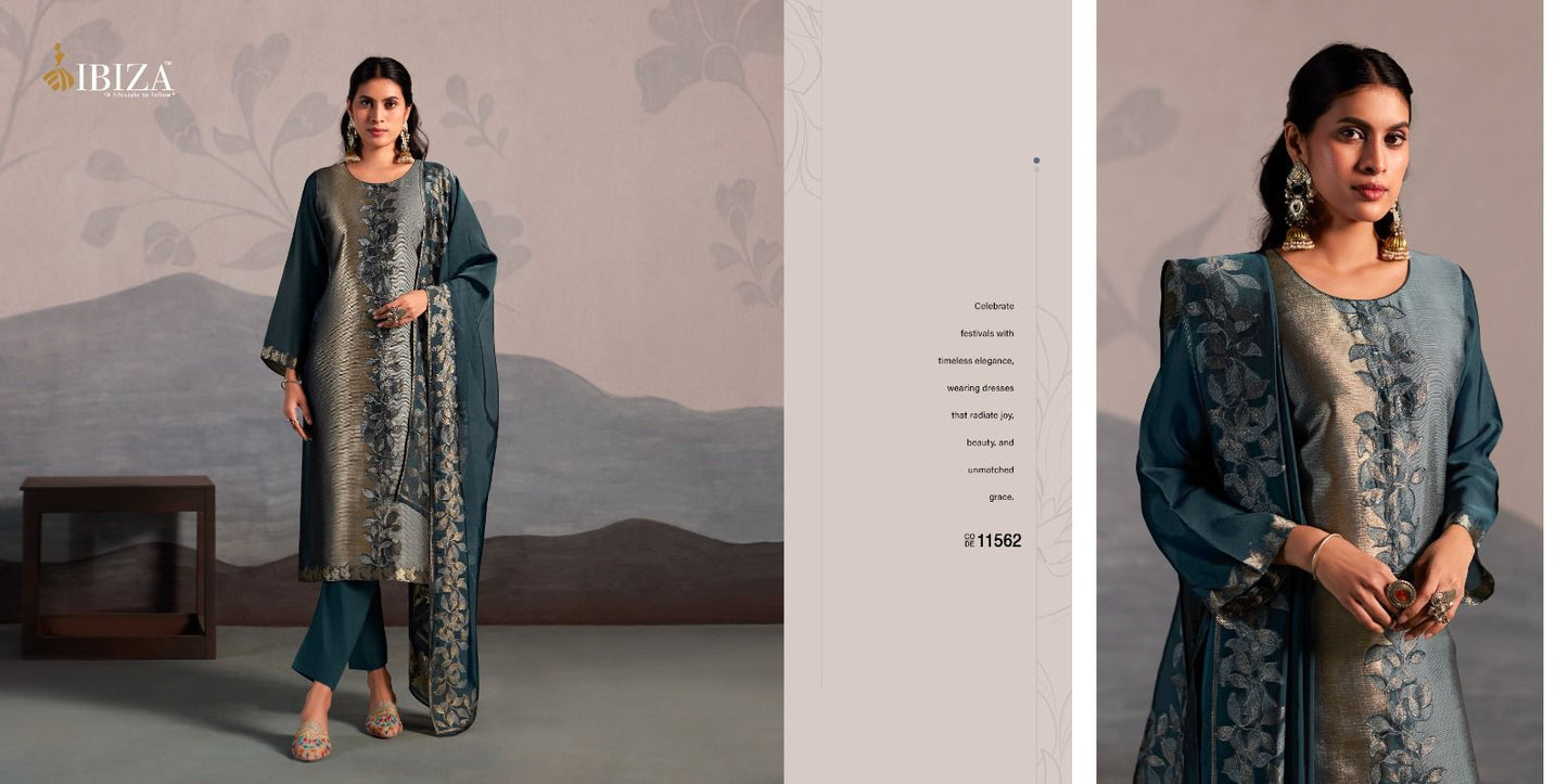 Zafira Ibiza Banglori Silk Pant Style Suits Manufacturer India