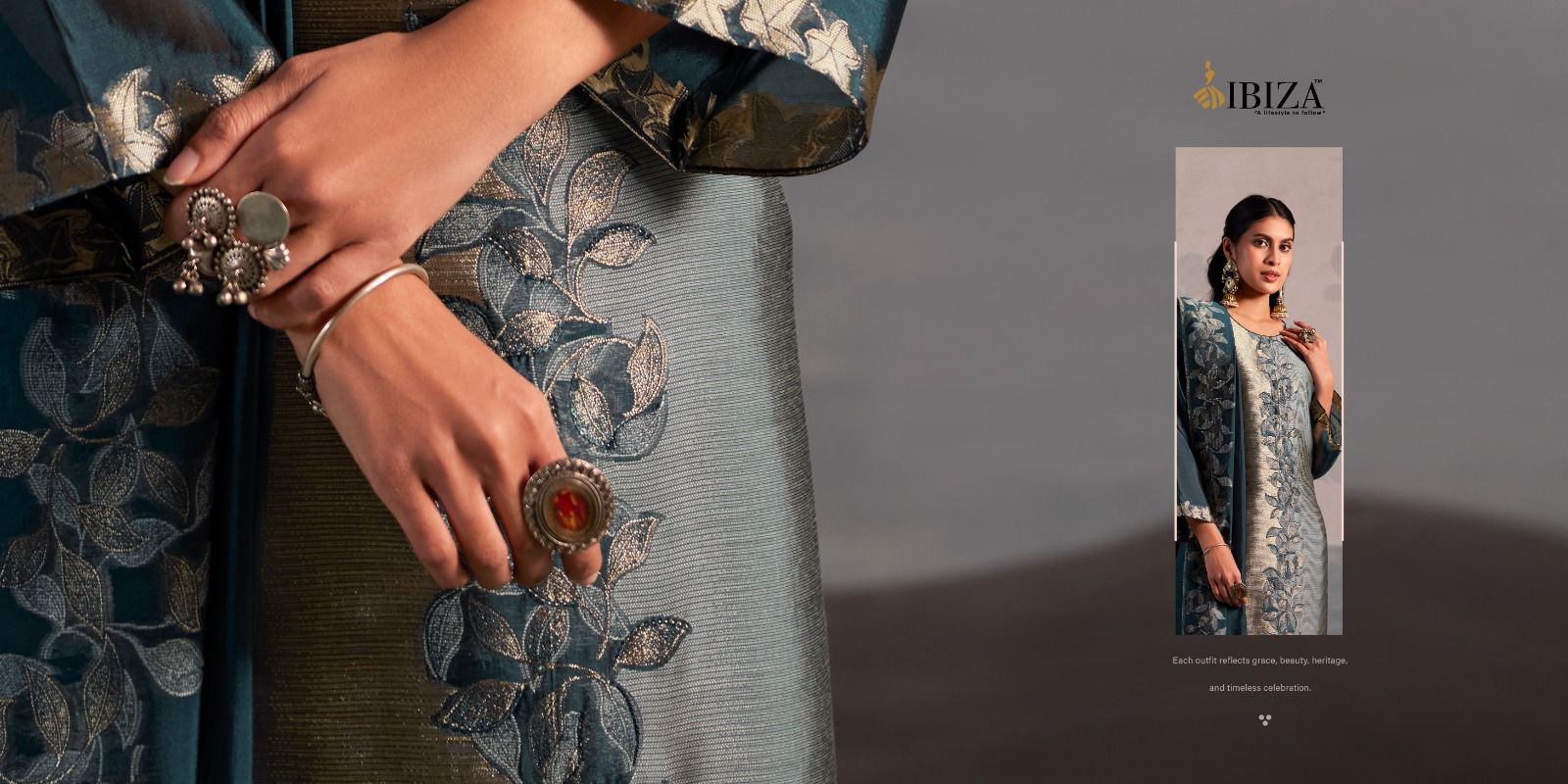 Zafira Ibiza Banglori Silk Pant Style Suits Manufacturer India