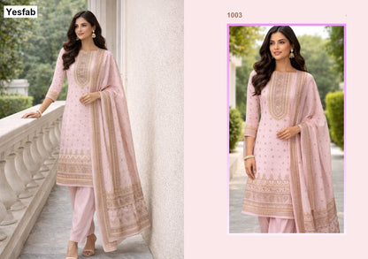 Zaha Yesfab Slub Pant Style Suits Manufacturer Gujarat