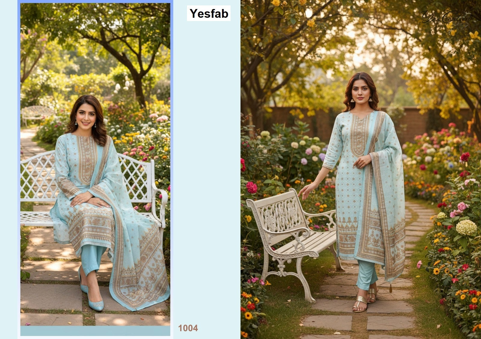 Zaha Yesfab Slub Pant Style Suits Manufacturer Gujarat