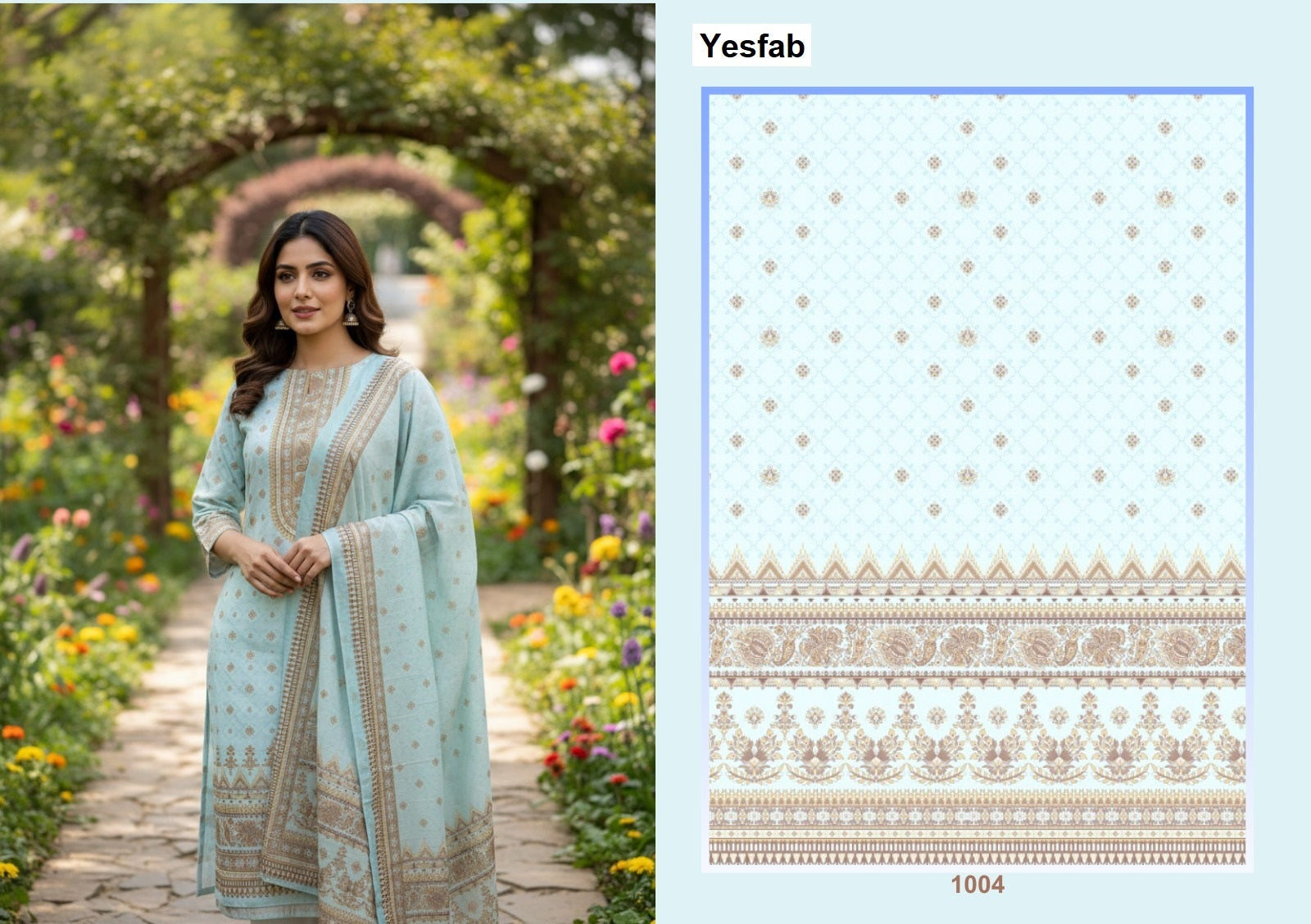 Zaha Yesfab Slub Pant Style Suits Manufacturer Gujarat
