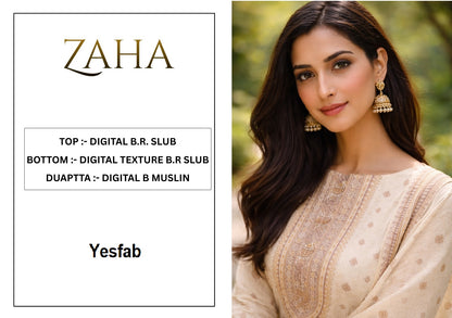Zaha Yesfab Slub Pant Style Suits Manufacturer Gujarat