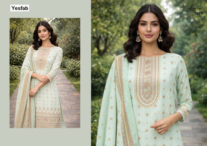 Zaha Yesfab Slub Pant Style Suits Manufacturer Gujarat